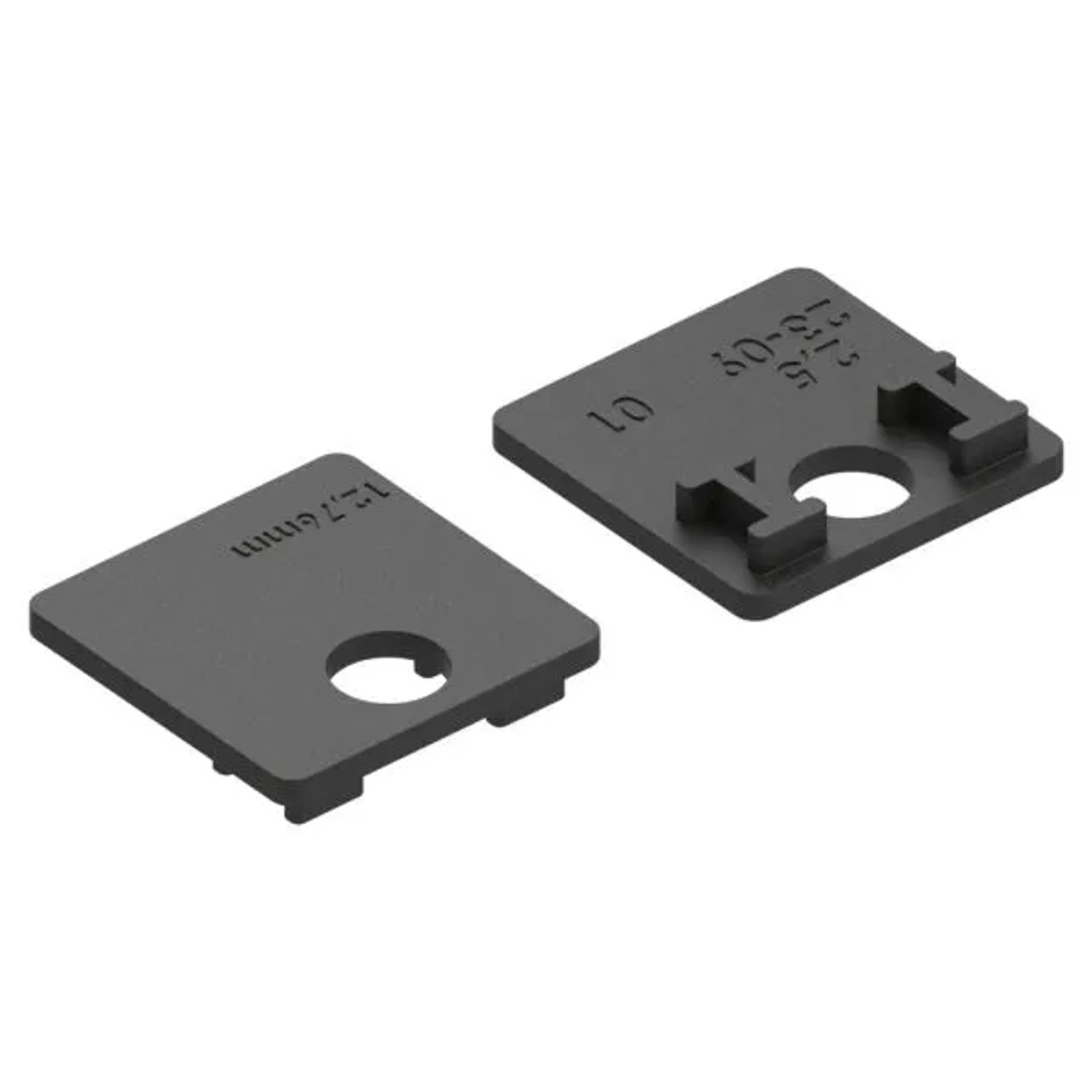 FeNau Gummieinlage Gummi Für VSG-Glas 12,76 mm 1 Paar
