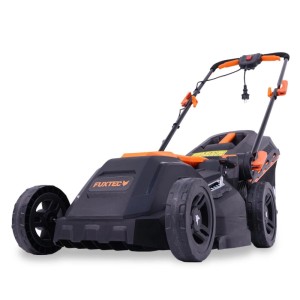 FUXTEC Elektro Rasenmäher 12 Kg mit Kabel FX-RME38 38 cm Schnittbreite 40 L Fangkorb 220 V