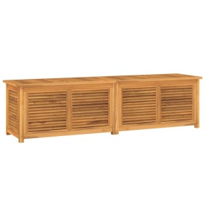 vidaXL Gartenbox mit Beutel 200x50x55 cm Massivholz Teak 363274