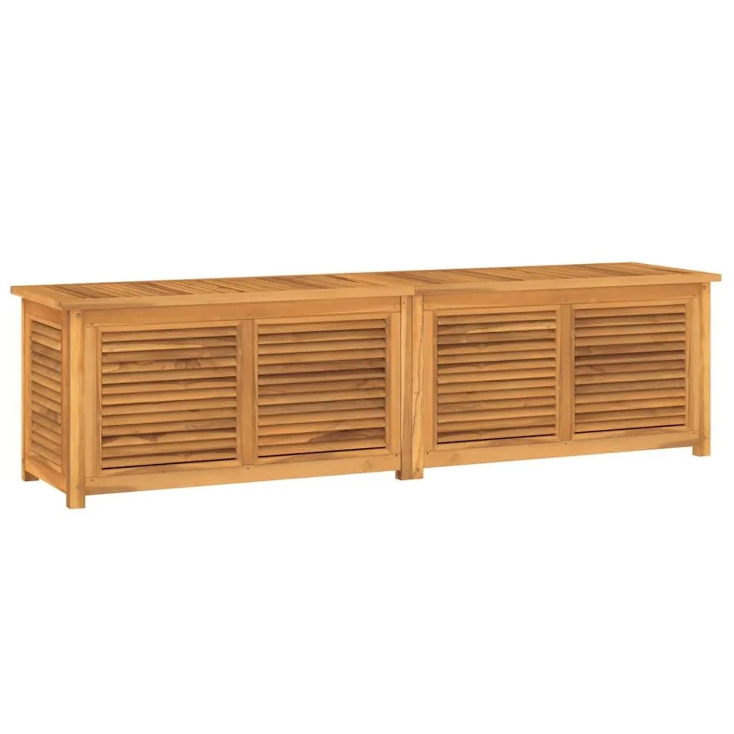vidaXL Gartenbox mit Beutel 200x50x55 cm Massivholz Teak 363274