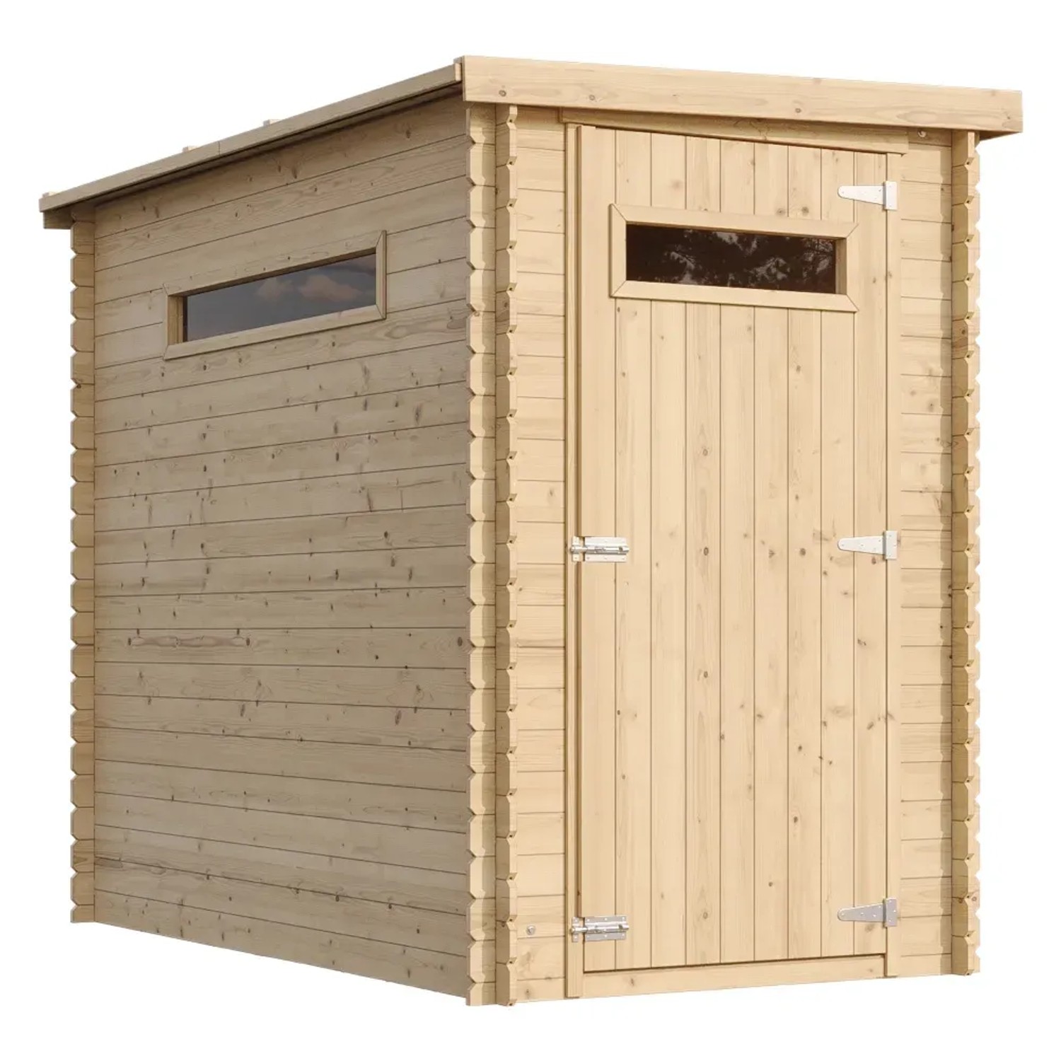 Timbela Gartenhaus Holz M306A, 2,63 m², unbehandelt mit Tür und Fenster