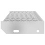vidaXL Gitterroststufe, 70x24x7 cm, verzinkter Stahl. Treppenstufe mit rutschfestem Gitter.