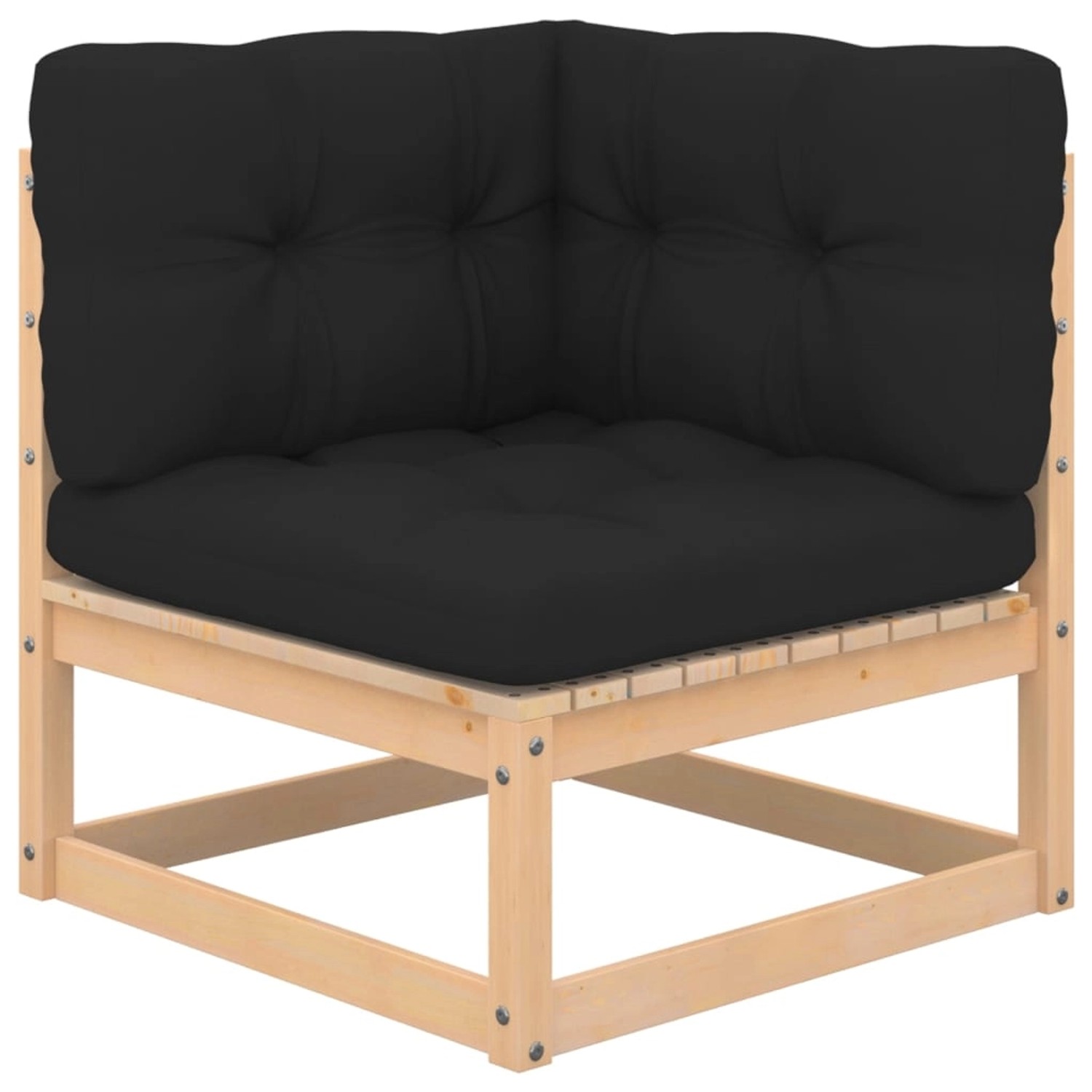 vidaXL 8-tlg Garten-Lounge-Set mit Kissen Kiefer Massivholz Modell 108