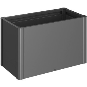 Biohort Pflanzbeet Belvedere Midi, dunkelgrau-metallic, für Garten und Balkon.