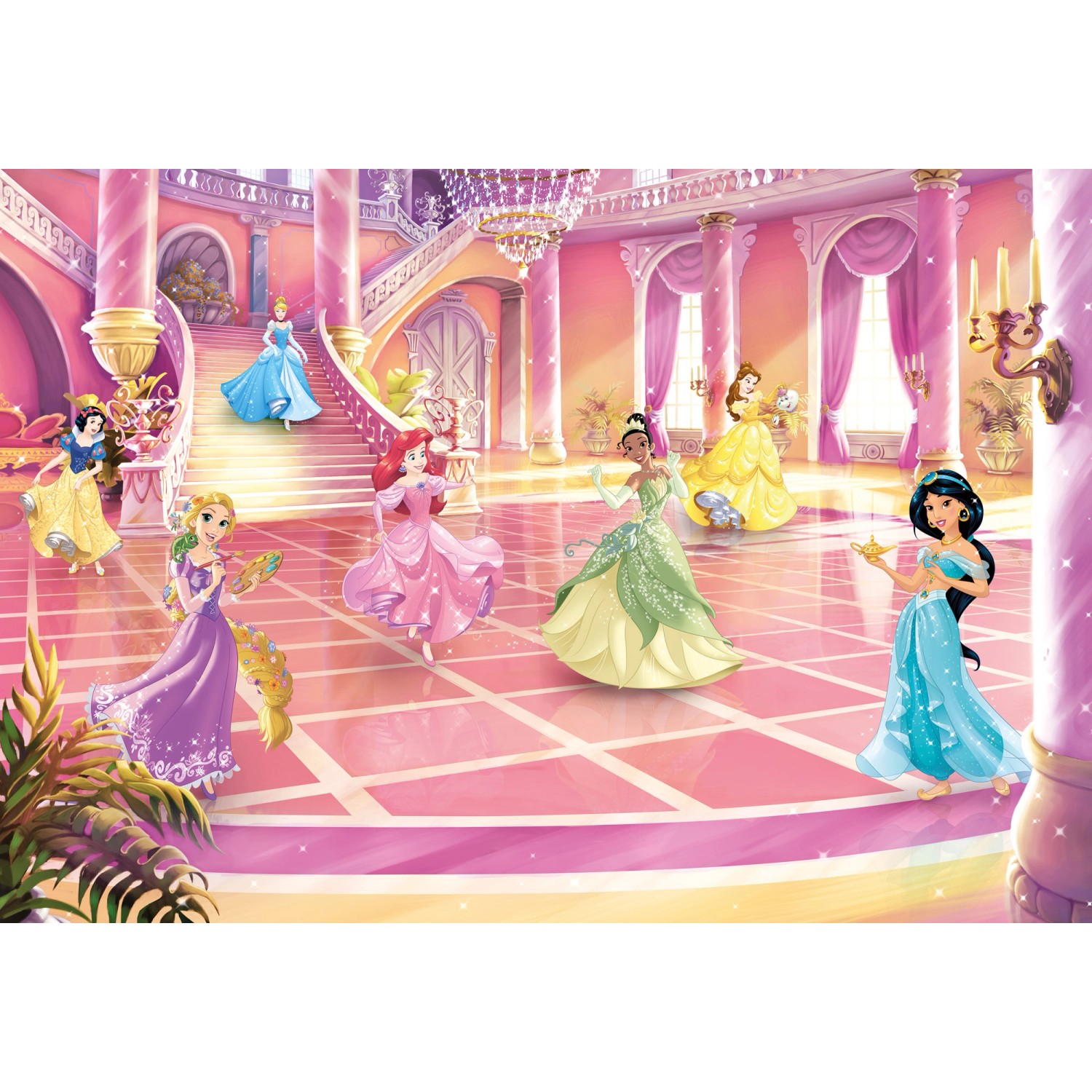 Komar Fototapete Princess Glitzerparty  368 x 254 cm günstig online kaufen