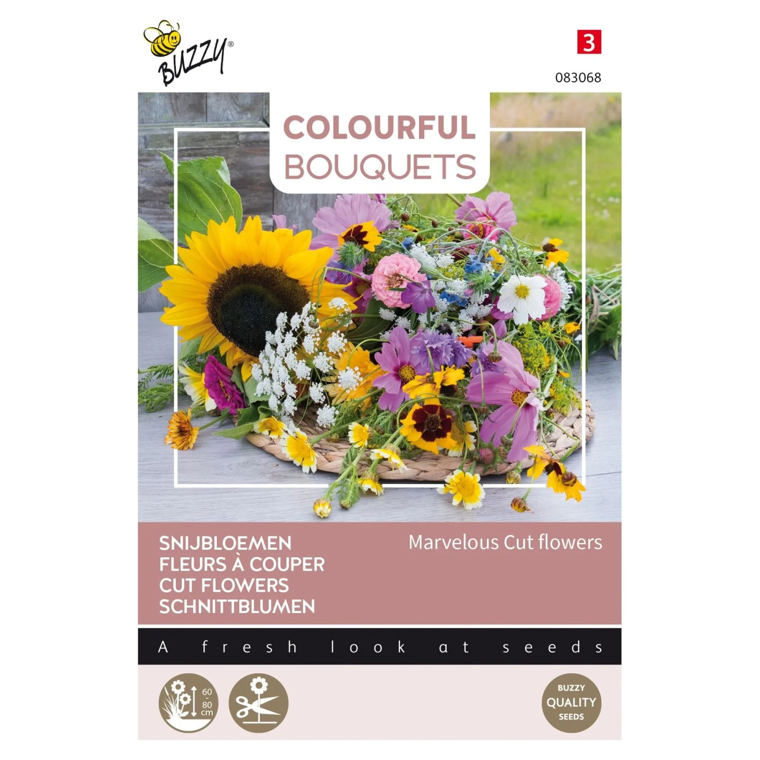 arborix Schnittblumenmischung 'Marvelous Cutflowers' Buzzy Colourful Bouquets Samen Ca. 5 G Bunte Sträuße