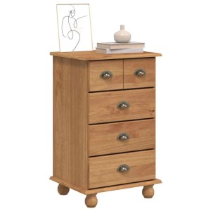 vidaXL Schubladenkommode mit Schubladen ASKIM Braun 45,8 x 40 x 79 cm 4105415