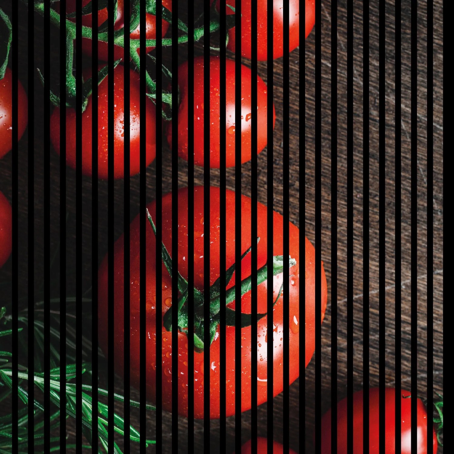 FN Acustico Akustikplatte Tomaten 1 PET u. MDF Foliert 1.133 x 19 x 1.195 mm