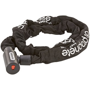 Schwarzes Prophete Kettenschloss, 120 cm lang, für Fahrräder.