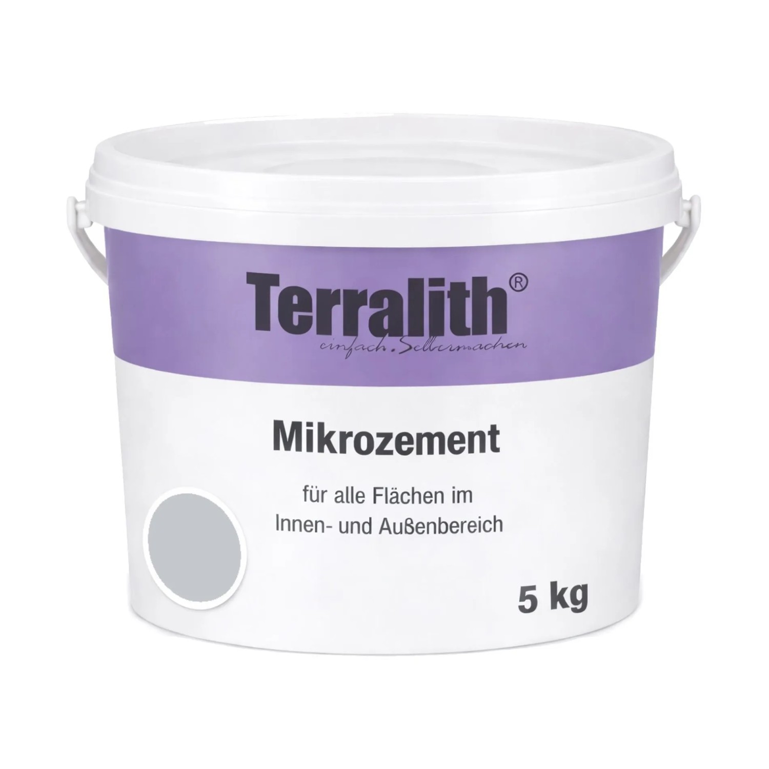 Terralith Mikrozement Fix & Fertig LFC0371 Hellgrau 5kg Grob 4,25qm