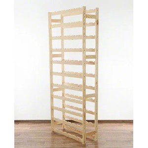 PROREGAL Weinregal Pinotwine aus Kiefernholz, unbehandelt, für 77 Flaschen.