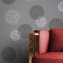 Newroom Vliestapete Raina Silber Kreise Retro Strukturiert FSC®_3