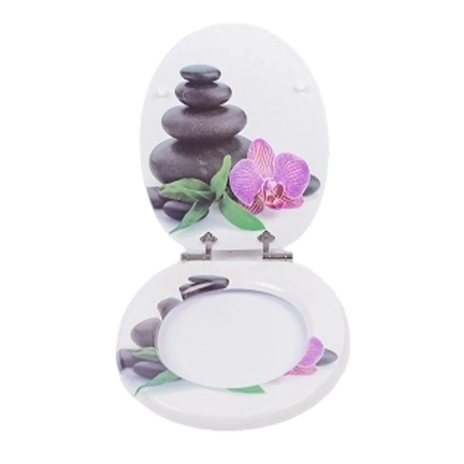 SINOBATH WC Sitz Mit Absenkautomatik MDF Holzkern H128 günstig online kaufen