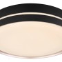 Schwarze LED-Deckenleuchte Manni, Ø 38,5 cm, dimmbar mit Fernbedienung.