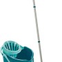Leifheit Wischmop-Set Classic: Mop mit Eimer und Auswringer für die Bodenreinigung.