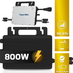 Hoymiles Wechselrichter für SUNNIVA Balkonkraftwerk 800W, Plug & Play.