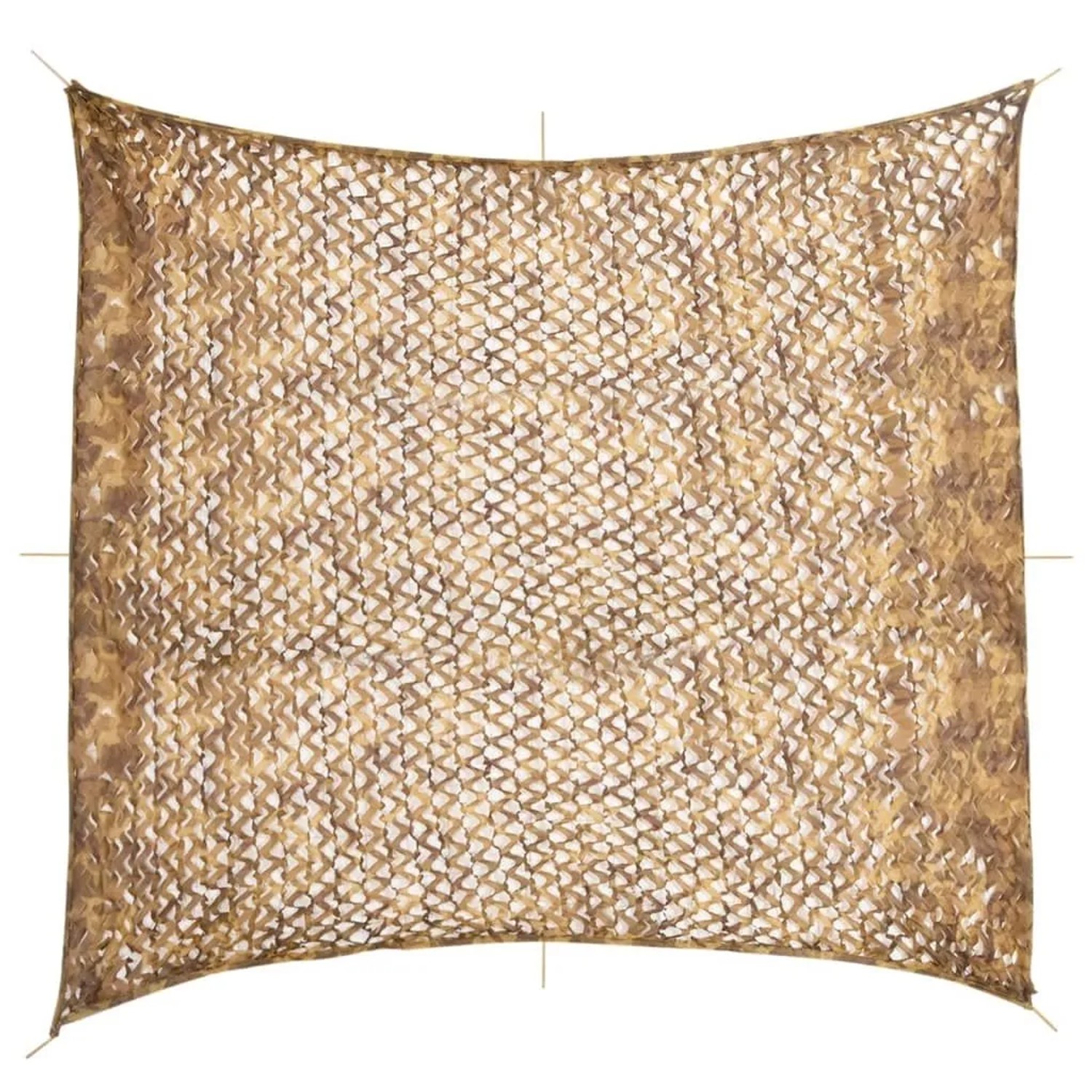 vidaXL Tarnnetz mit Aufbewahrungstasche 416x402 cm Sandfarbe 4008257