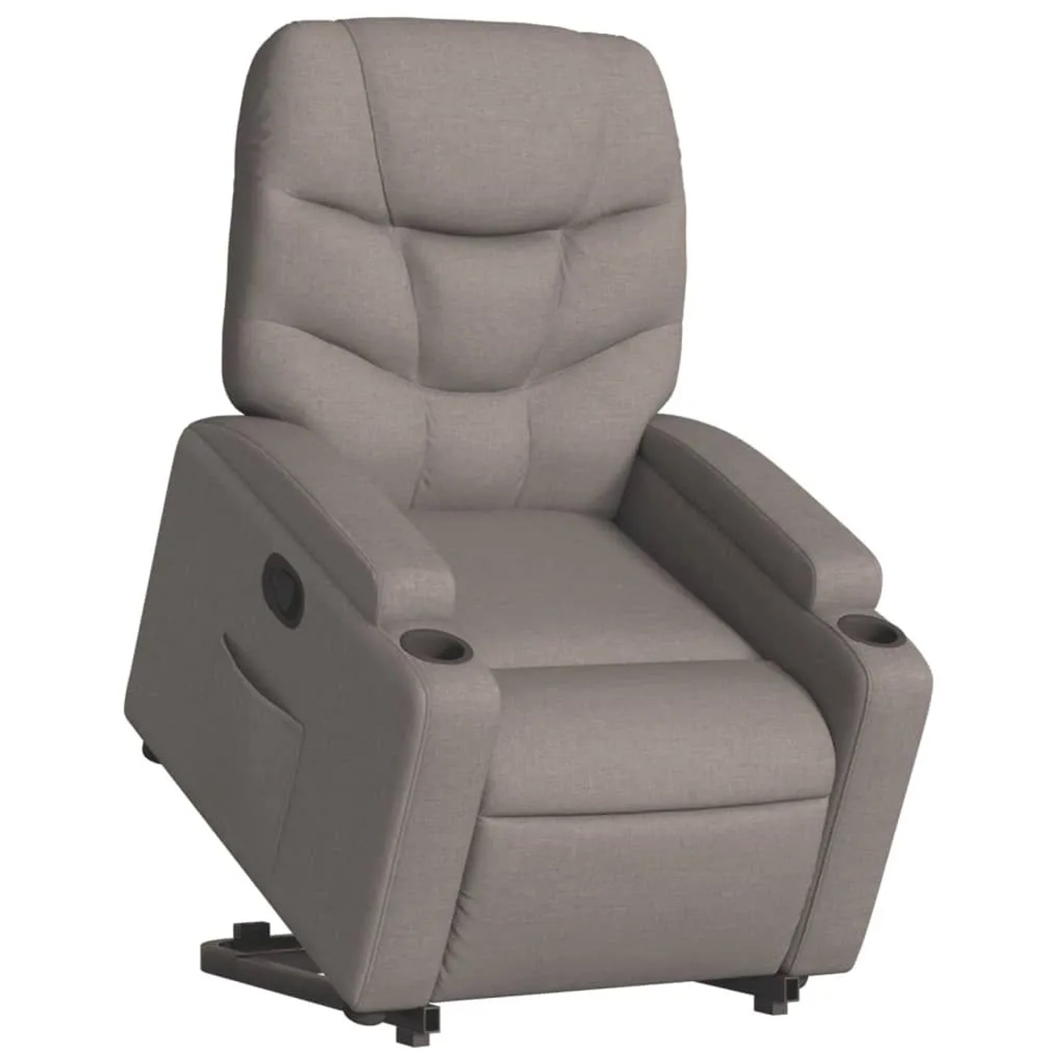 vidaXL Relaxsessel mit Aufstehhilfe Taupe Stoff 3204604 günstig online kaufen