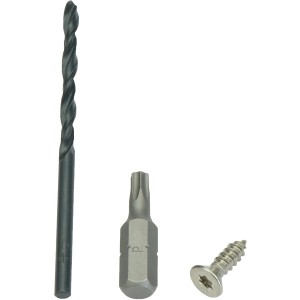 Kovalex Schrauben Set 2 für Alu-Unterkonstruktion, 100 Stück, inkl. Bohrer und Bit.