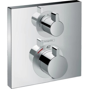 Hansgrohe Ecostat Square Thermostat Unterputz Chrom für 1 Verbraucher.