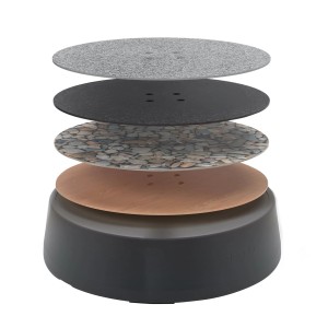 Doppler Dekorplatten für Easy Move Switch Schirmständer, verschiedene Designs.