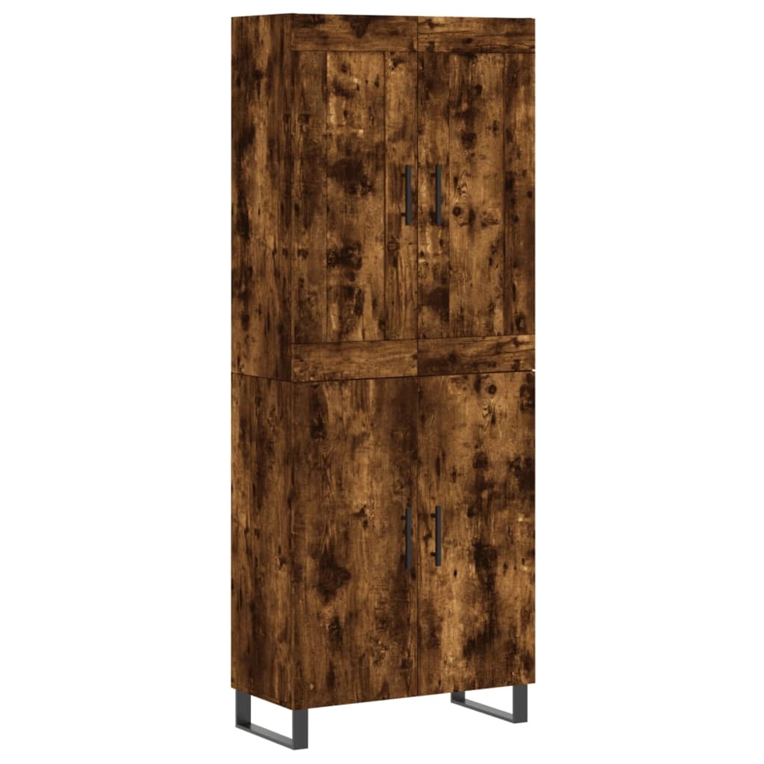 vidaXL Highboard Räuchereiche 69,5x34x180 cm Holzwerkstoff 3199582 günstig online kaufen