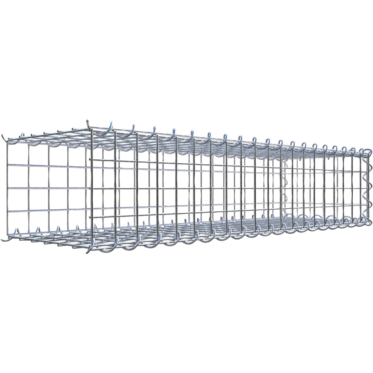 Gabiona Gabione-Anbaukorb Typ 2 20 x 100 x 30 cm Maschenw 5 x 5 cm