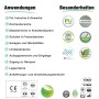 Anwendungsbereiche und Eigenschaften des schwarzen KARAT PVC-Bodenbelags Strips.