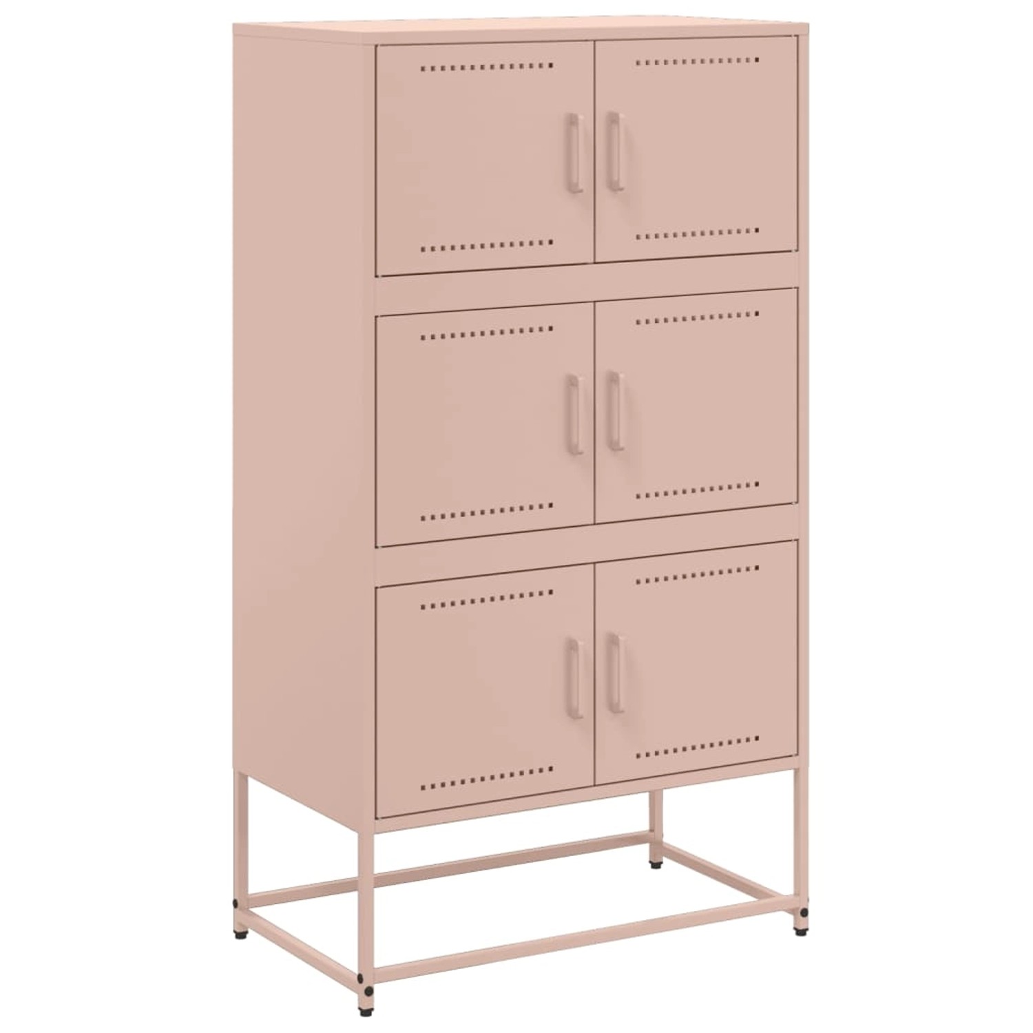 vidaXL Sideboard Rosa 68,5x38,5x123,5 cm Stahl 846489 günstig online kaufen