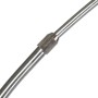 Detailaufnahme der Stahl-Bogenlampe Arc Basic mit gerändeltem Verbindungsstück.