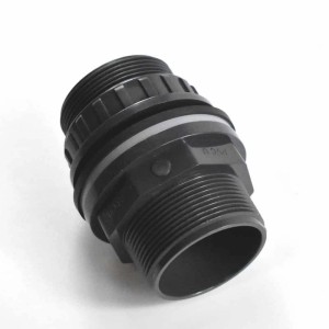 Klasebo PVC DurchfüHrung Klebemuffe AußEngewinde PN10 Grau