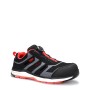 Jori Sicherheitssandale JoRapid Boa, schwarz-rot, Gr. 37, mit Boa-Verschluss.