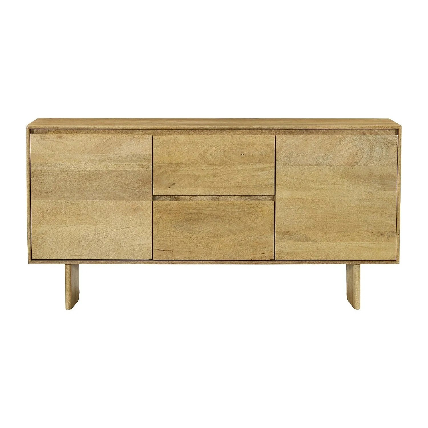 Vente-unique Sideboard Mabery Naturfarben Hell 160 cm