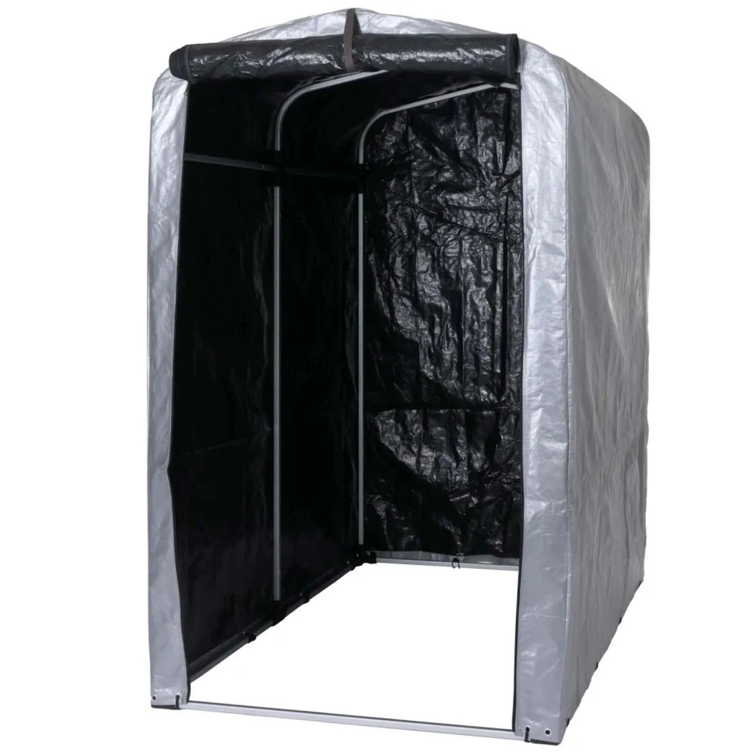 MCW Fahrradgarage N61 201x121x201cm Silber