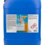 Blauer Kanister Summer Fun Chlor Flüssig 24 kg zur Wasseraufbereitung im Pool.