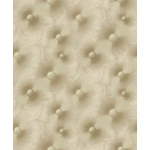 Beige Vliestapete AURORA mit Grafikmuster von Erismann ELLE Decoration.