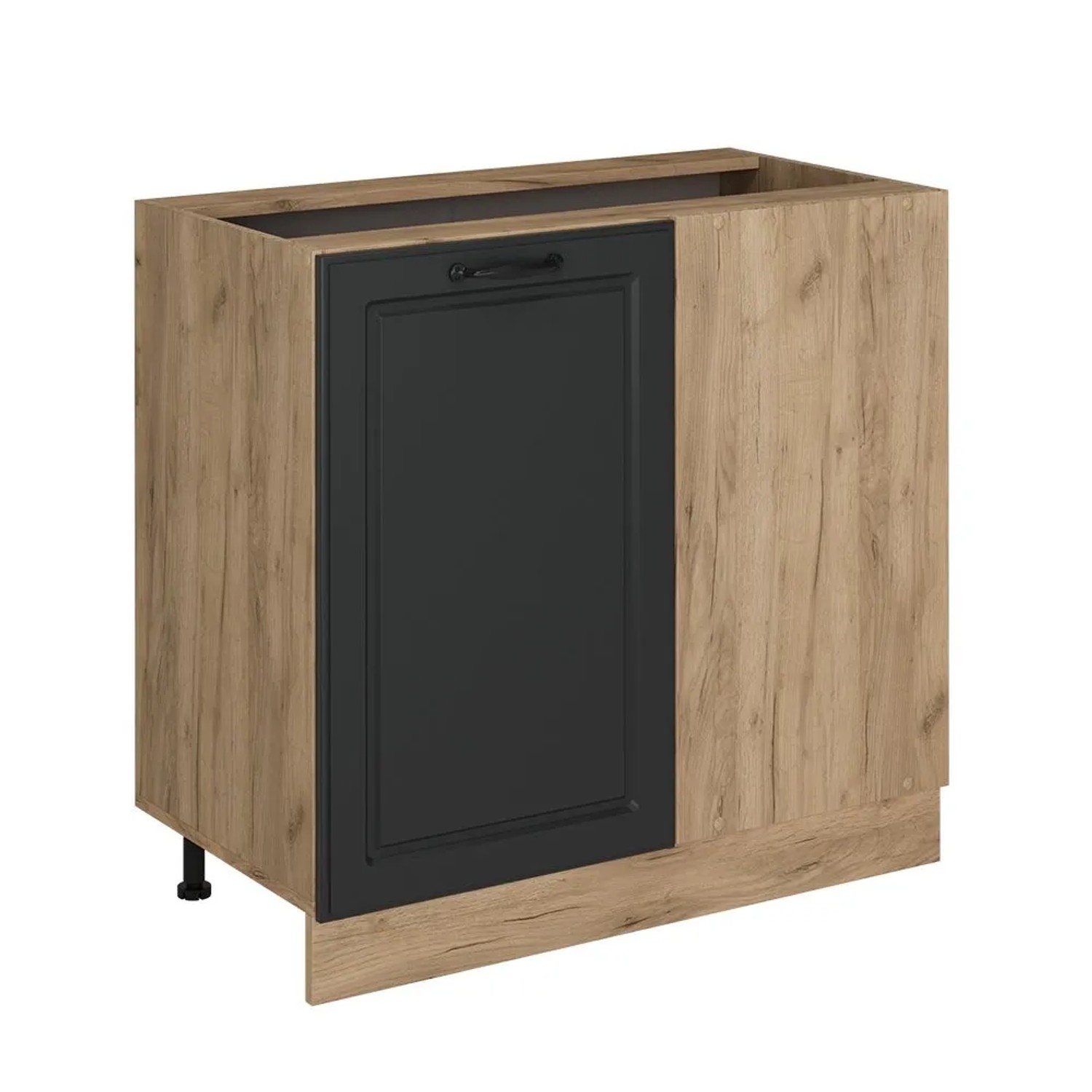 Vicco Eckunterschrank R-Line Anthrazit Landhaus 86 x 82 ohne Arbeitsplatte Art Nr 53448