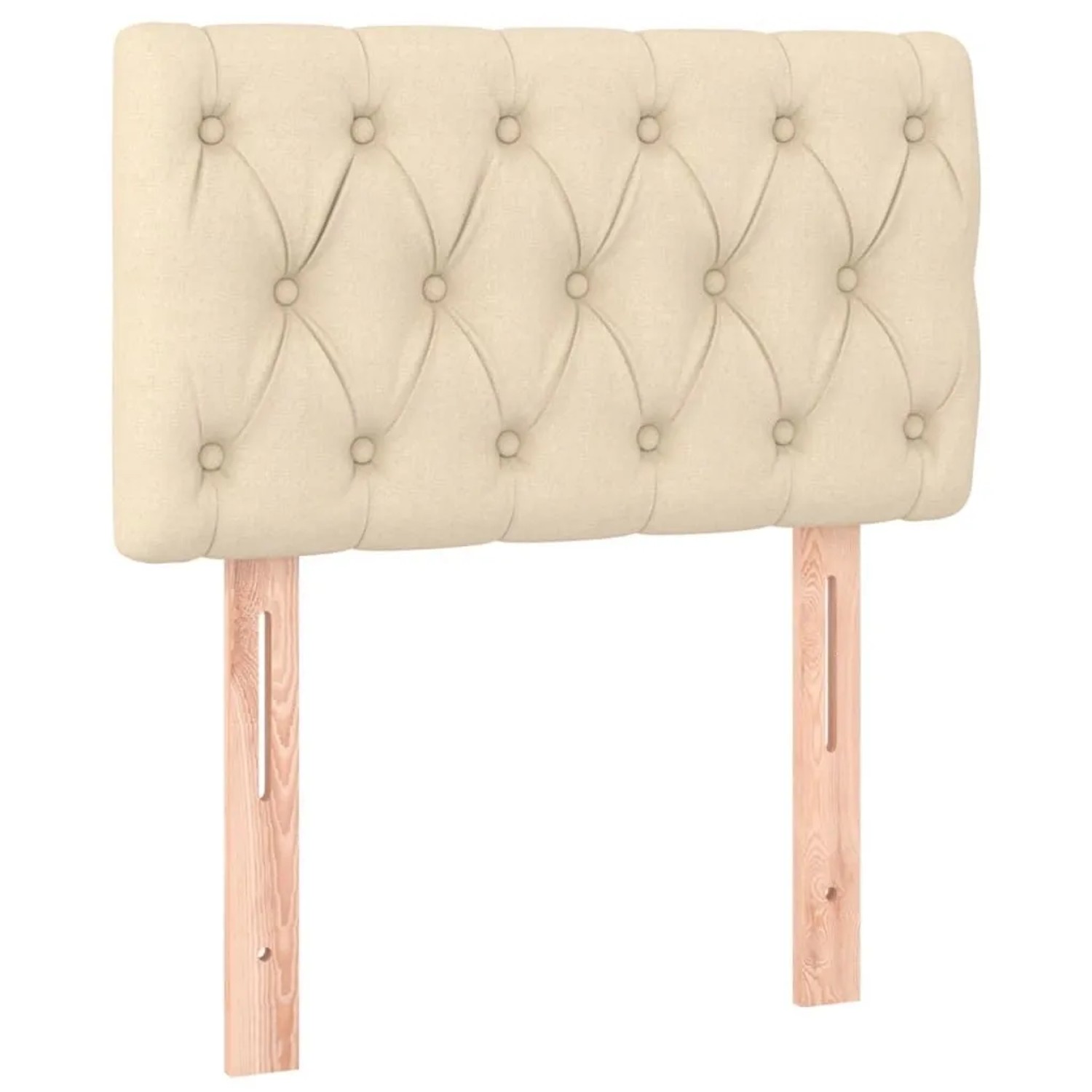 vidaXL Kopfteil Creme 80x7x78/88 cm Stoff 346303