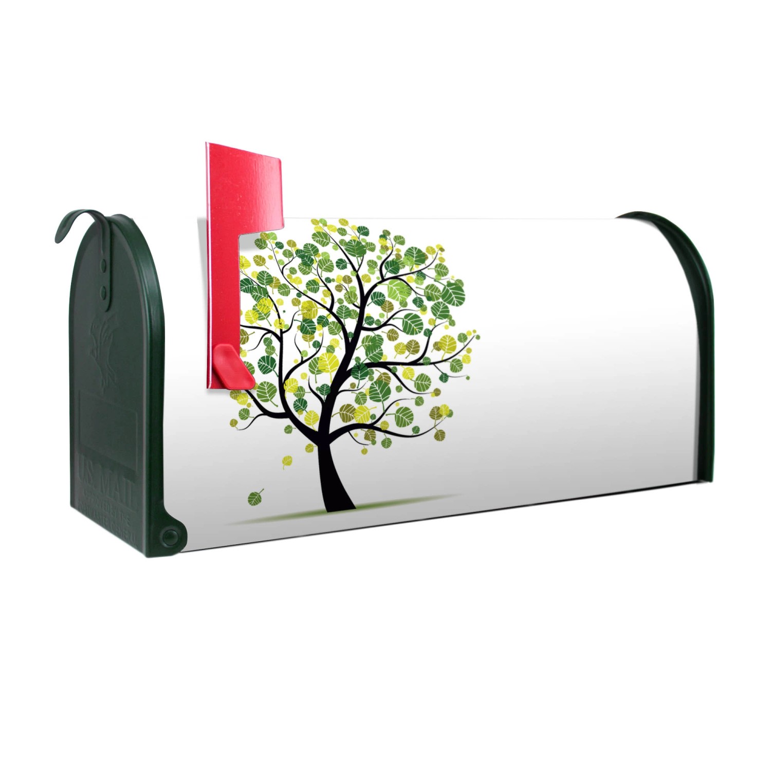 Banjado Amerikanischer Briefkasten Grün 48x22x16cm US Mailbox Letterbox Pos günstig online kaufen