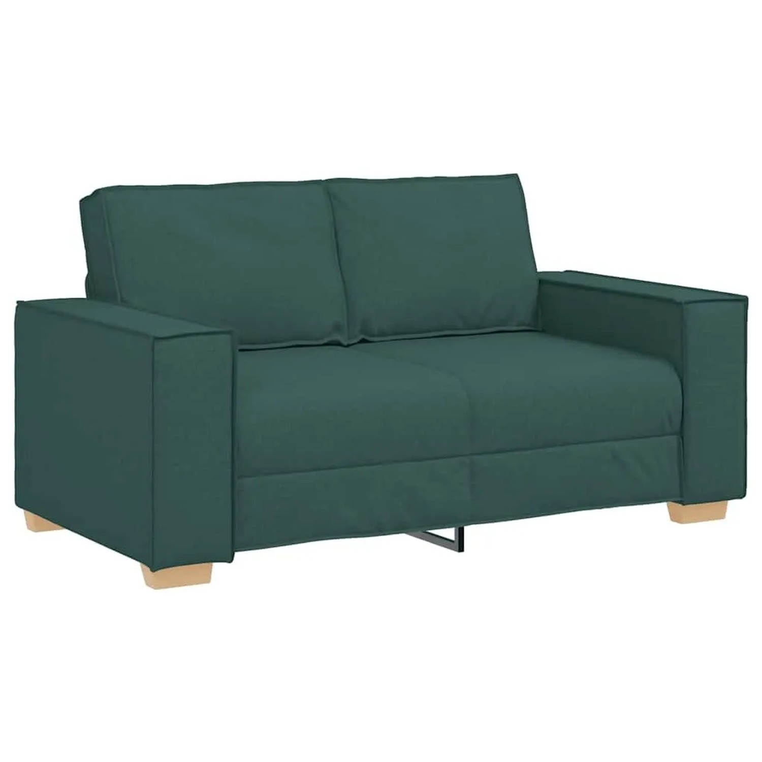 vidaXL 2-Sitzer Sofa Dunkelgrün 160x78x84 cm Stoff 4104975