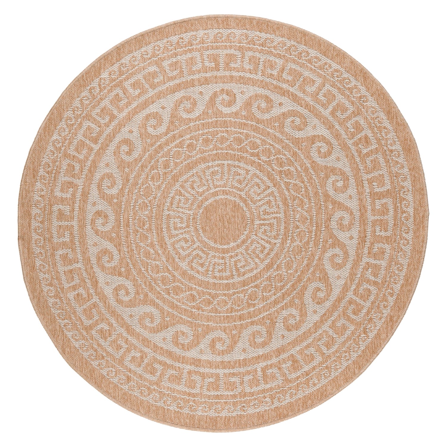 Ayyildiz Outdoor-Teppich Comilla 887 Beige 120 cm x 120 cm günstig online kaufen