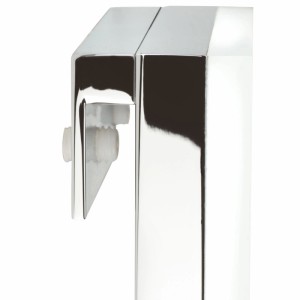 SOTECH CUBO LED Spiegel Klemmleuchte, Chrom poliert, 75x75mm, naturweißes Licht.
