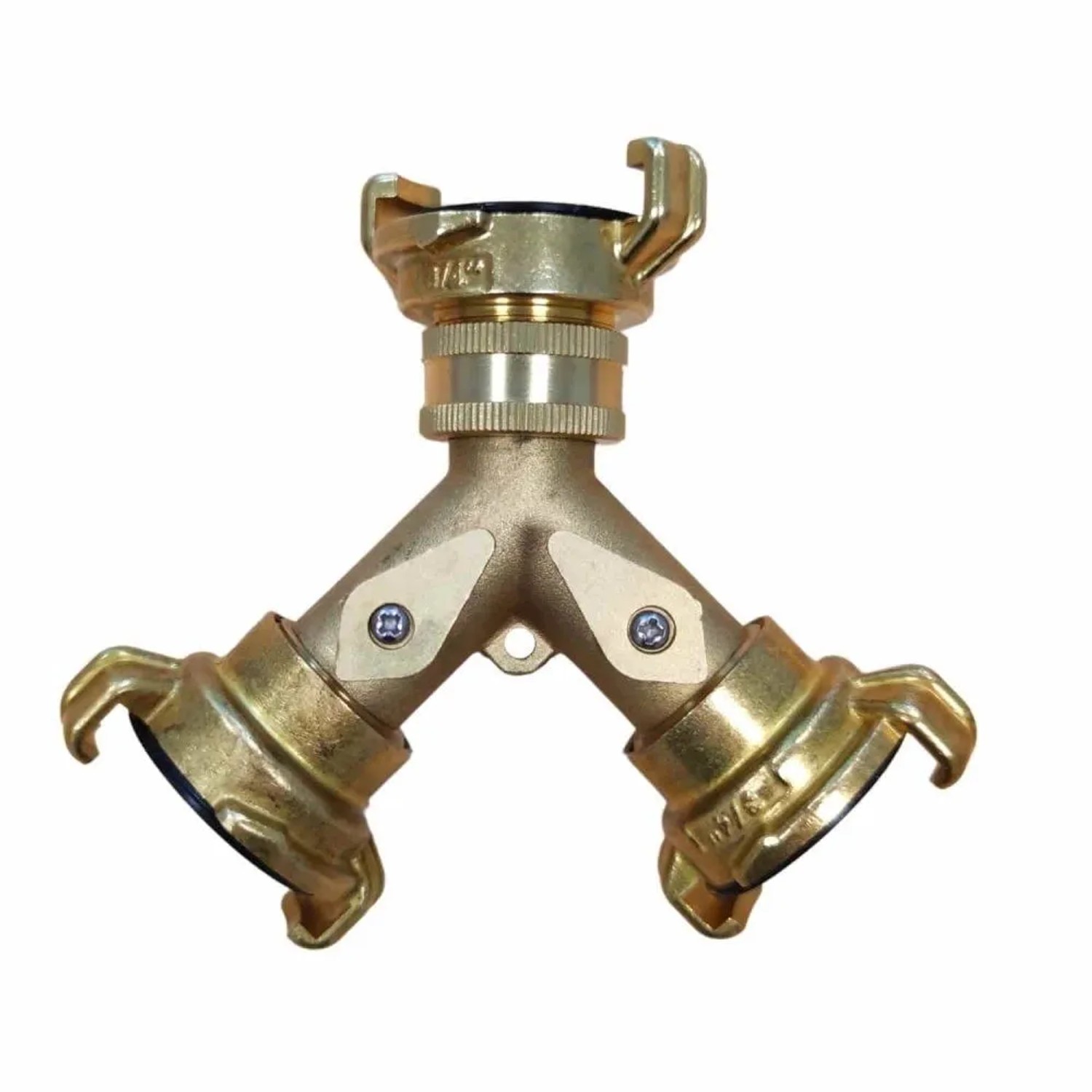 Boni-shop Y Verteiler Messing  Absperrhahn Universal Schnellkupplung