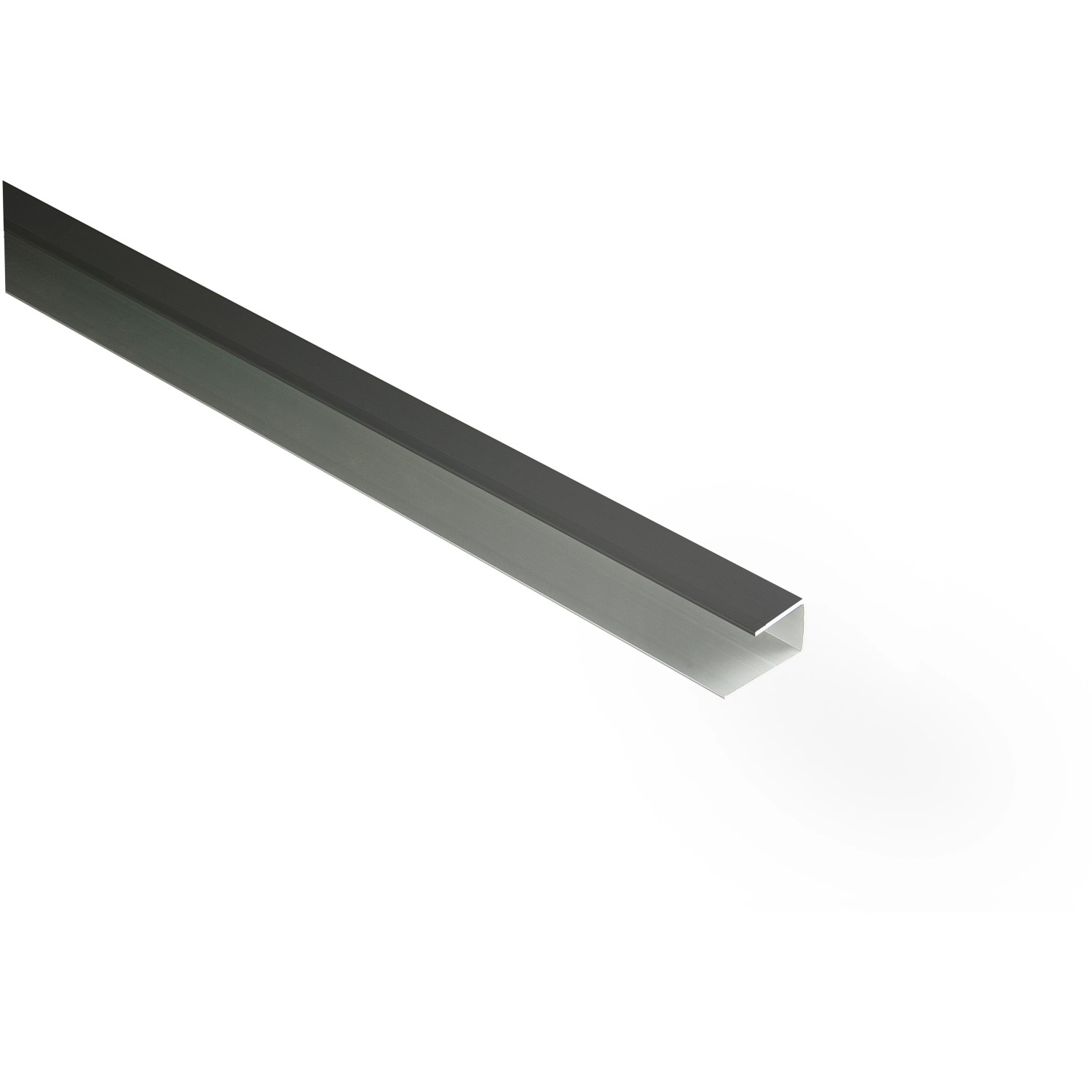 Kovalex Alu-Seitenabschluss eloxiert 24 mm x 27 mm x 2500 mm