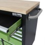 TRUTZHOLM Werkstattwagen Deluxe XXL mit Schublade und Hartholz-Arbeitsplatte.
