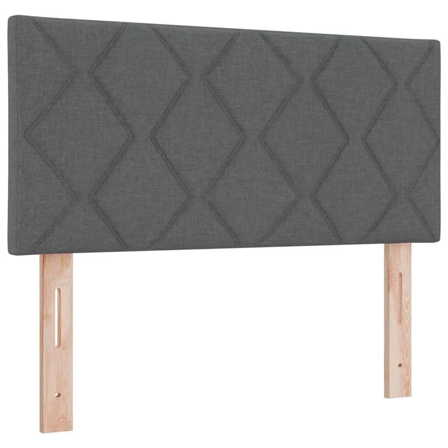 vidaXL Kopfteil mit Kopfteil Dunkelgrau 100 cm Kunstleder 42007229