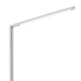 Moderne LED-Stehleuchte Dawda aus Stahl, höhenverstellbar von 125 bis 165,5 cm.