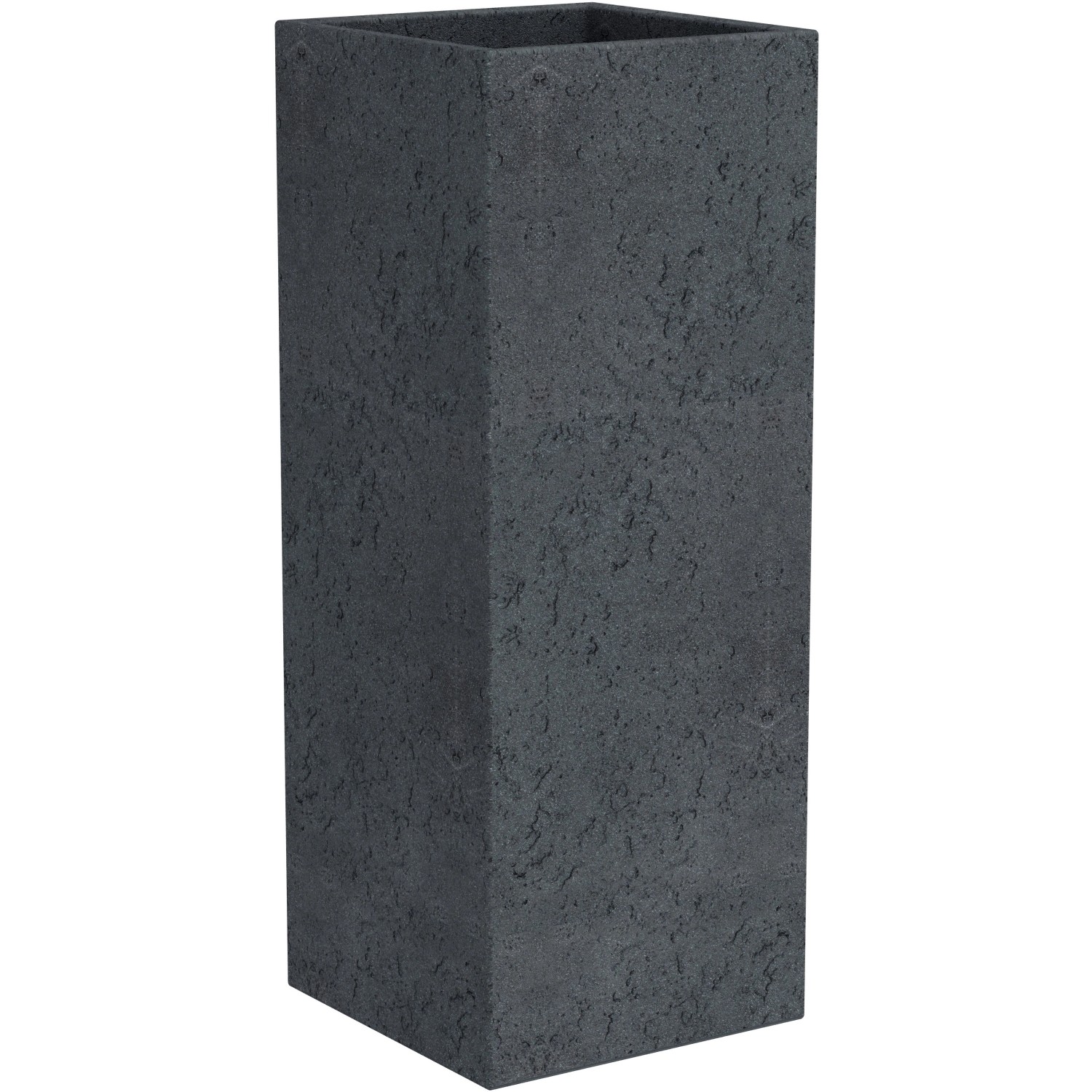Scheurich Pflanzgefäß C-Cube High Ø 26 cm Stony  Black