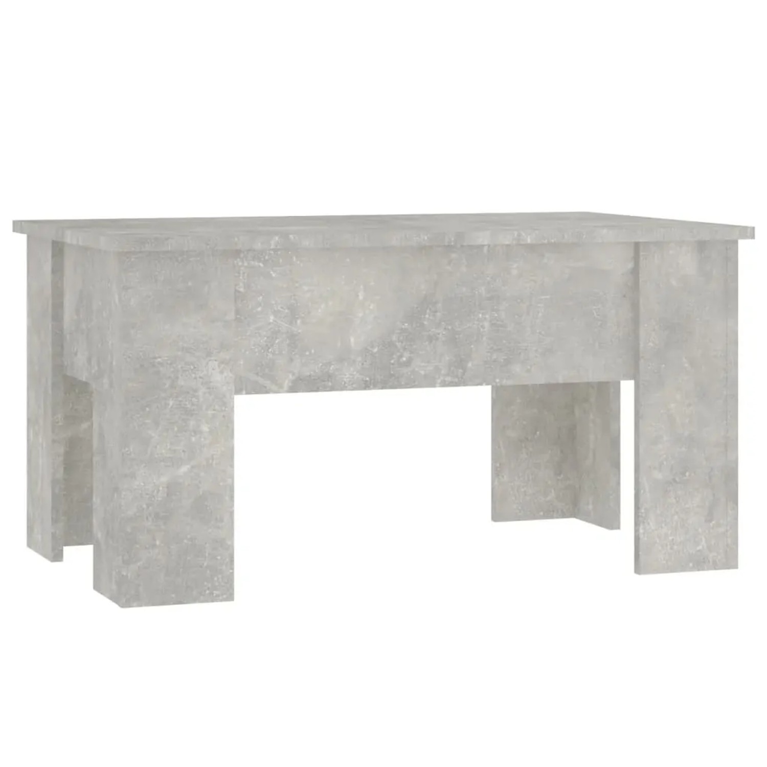 vidaXL Couchtisch Betongrau 79x49x41 cm Holzwerkstoff 809696