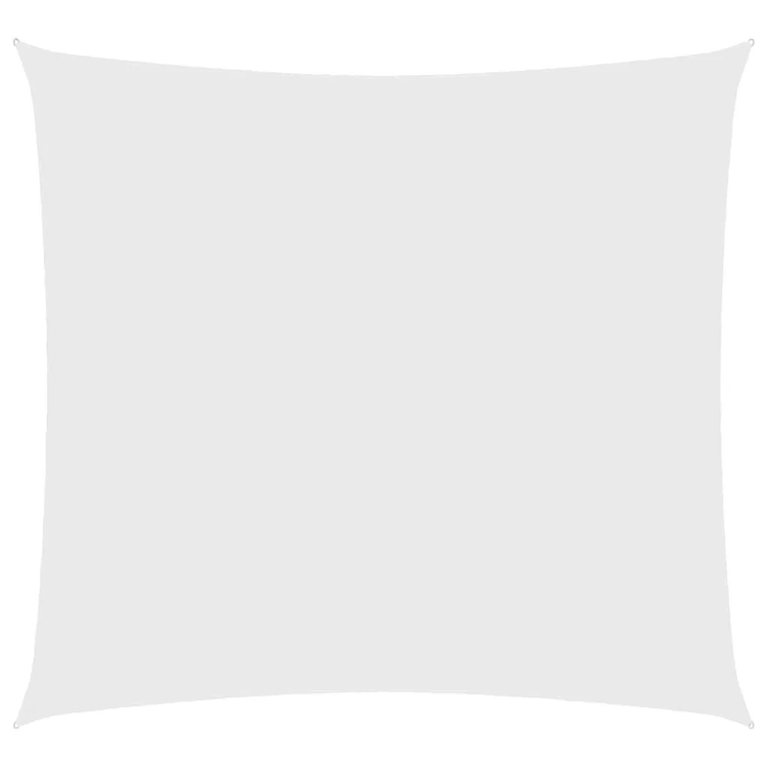 vidaXL Sonnensegel Oxford-Gewebe Quadratisch 3x3 m Weiß 135247